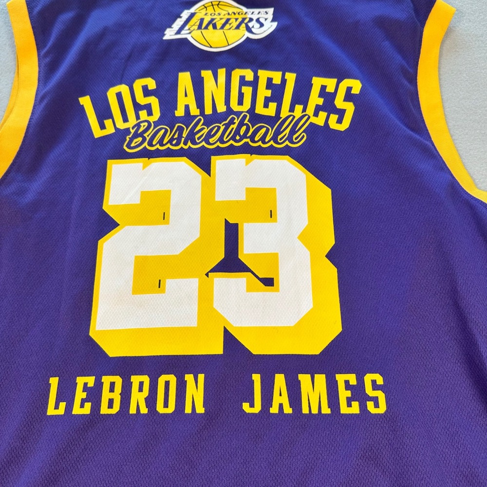 Ultra Game Jersey Mens‎ M Purple Los Angeles Lakers 23 Basketball